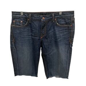 Union Blue Denim Bermuda Shorts
